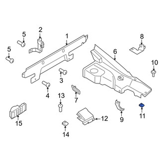 Audi OE - Quarter Panel Trim Panel Nut