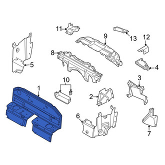 Audi OE - Front Floor Pan Heat Shield
