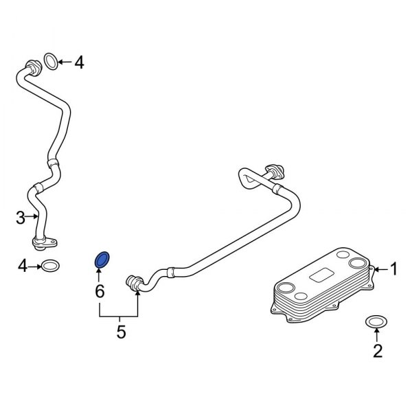 Engine Oil Cooler Line O-Ring