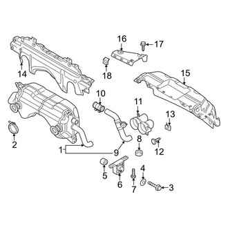 Audi OE - Exhaust System - Exhaust Components (5.2L)