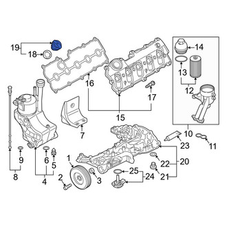 Audi OE - Engine Oil Filler Cap Gasket