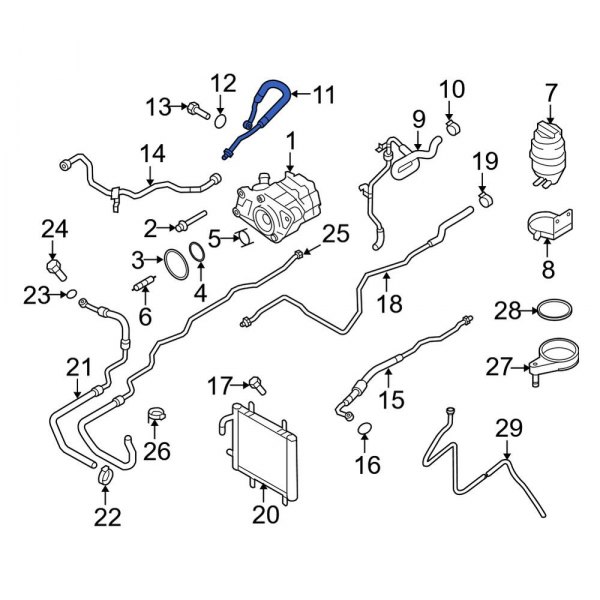 Power Steering Pressure Hose