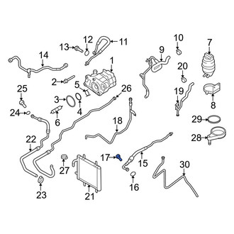 Audi OE - Front Power Steering Control Valve