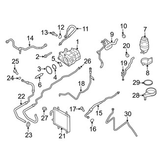 Audi OE - Steering Gear & Linkage - Pump & Hoses (Spyder 5.2L)