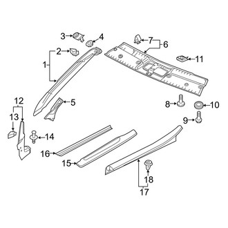 Audi OE - Pillars, Rocker & Floor - Interior Trim (Spyder)