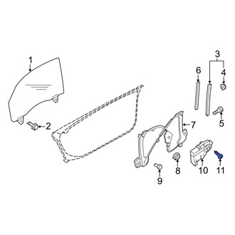 Audi OE - Window Regulator Motor Bolt