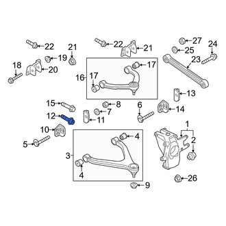 Audi OE - Lower Suspension Control Arm Bolt