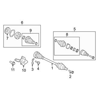 Audi OE - Rear Suspension - Drive Axles (4.2L Standard Tr)