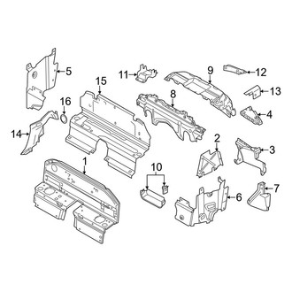 Audi OE - Rear Body & Floor - Heat Shields (Coupe)