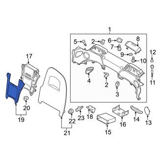 Audi OE - Rear Trunk Trim Panel