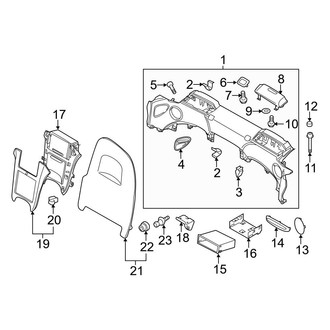 Audi OE - Rear Body & Floor - Interior Trim (Spyder)