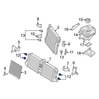 Audi OE - Radiator Insulator