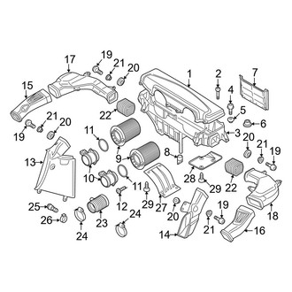 Audi OE - Engine - Air Intake (Spyder 4.2L Standard Tr)