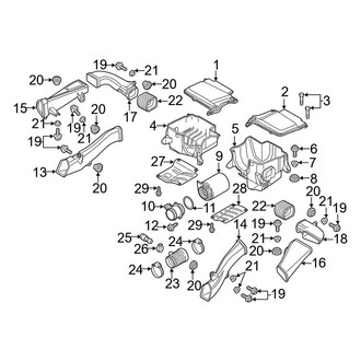 Audi OE - Engine - Air Intake (Spyder 4.2L Automatic Dual Clutch Tr)