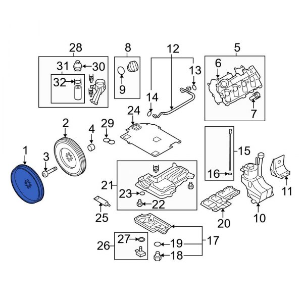 Engine Crankshaft Pulley