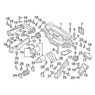 Audi OE - Engine - Air Intake (Base Coupe 5.2L Standard Tr)