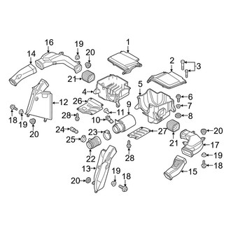 Audi OE - Engine - Air Intake (Spyder 5.2L Automatic Dual Clutch Tr)