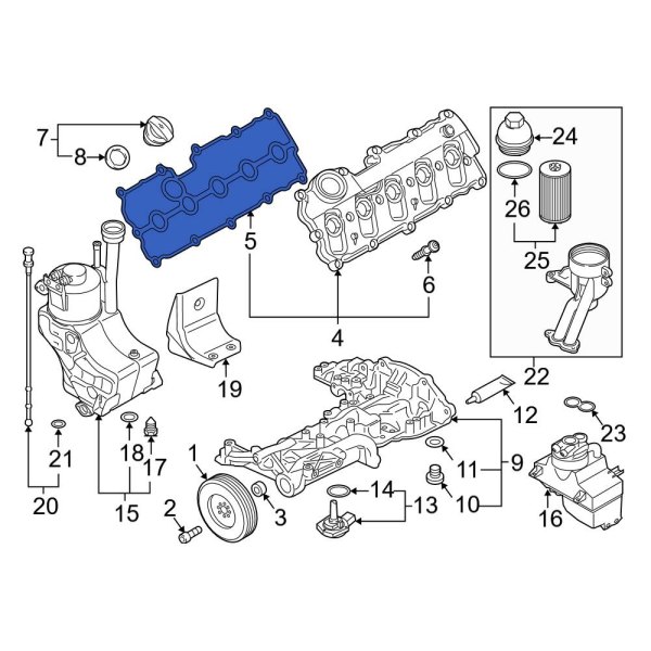 Engine Valve Cover Gasket