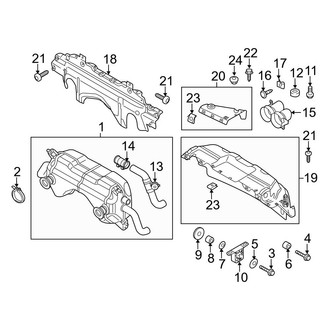 Audi OE - Exhaust System - Exhaust Components (4.2L)