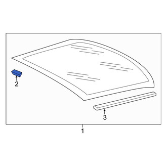 Audi OE - Back Glass Spacer