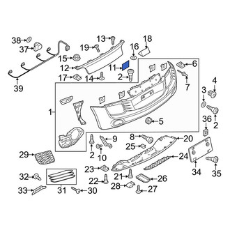 Audi OE - Rear Bumper Protection Pad