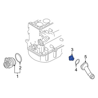Audi OE - Engine Coolant Thermostat