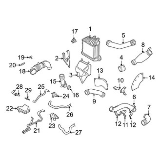 Audi OE - Cooling - Intercooler (180 Horse Power), (1.8L AWP Engine)