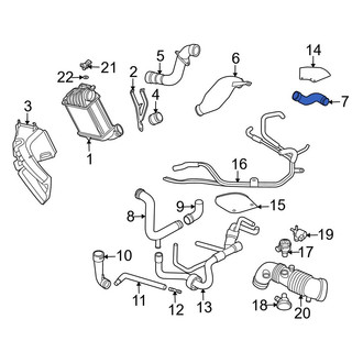 Audi OE - Intercooler Pipe