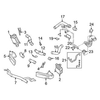 Audi OE - Cooling - Intercooler (225 Horse Power), (1.8L)