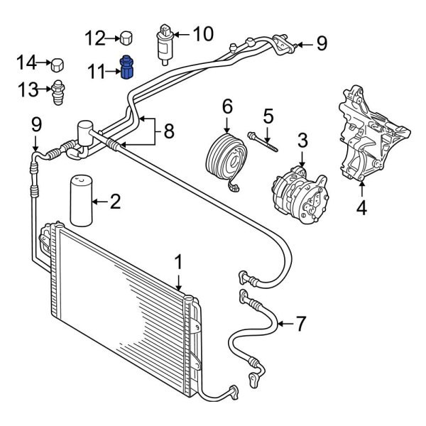 A/C High Side Charging Adapter