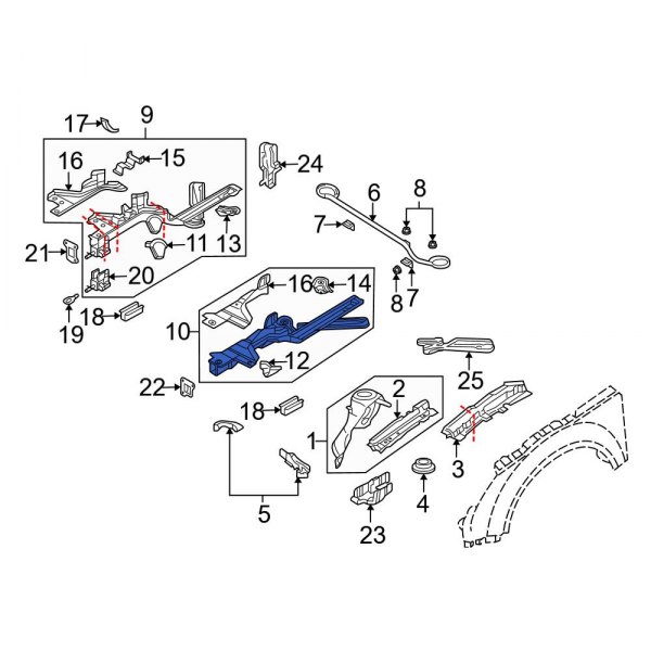 Frame Side Member Assembly