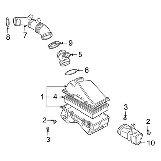 Audi OE - Engine / Transaxle - Air Intake (180 Horse Power), (1.8L AWP Engine)