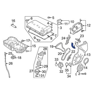 Audi OE - Engine Timing Chain Tensioner