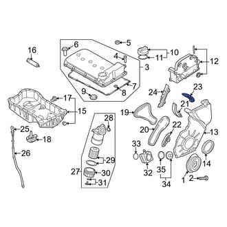 Audi OE - Engine Timing Chain Guide
