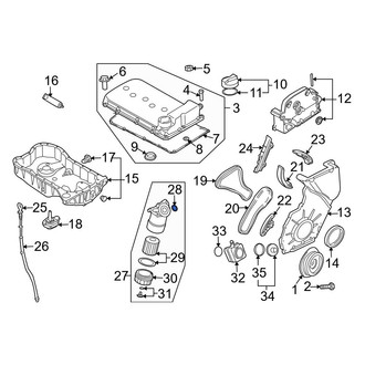 Audi OE - Engine Oil Filter Housing Gasket