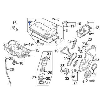 Audi OE - Engine Valve Cover Bolt