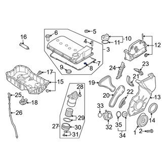 Audi OE - Engine Valve Cover Washer Seal