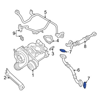 Audi OE - Turbocharger Oil Line Gasket