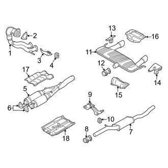 Audi OE - Exhaust System - Exhaust Components (225 Horse Power)