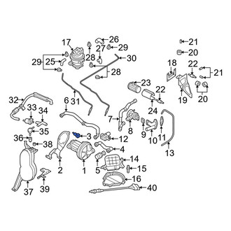 Audi OE - Secondary Air Injection Pump Insulator