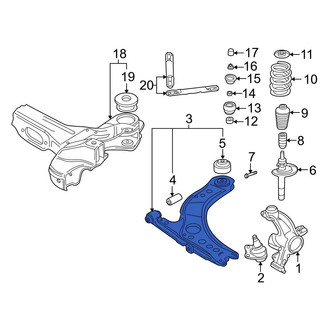 Audi OE - Rear Lower Suspension Control Arm