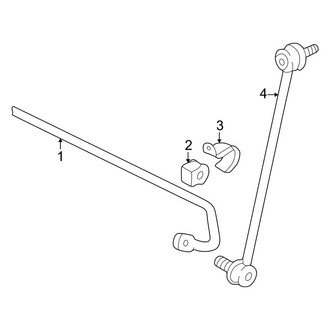 Audi OE - Front Suspension - Stabilizer Bar & Components (AWP Engine)