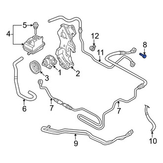 Audi OE - Front Power Steering Control Valve