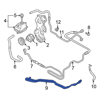 Audi OE - Front Power Steering Cooler