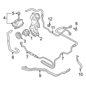 Audi OE - Steering Gear & Linkage - Pump & Hoses (1.8L)