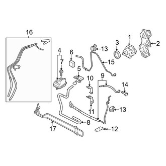 Audi OE - Steering Gear & Linkage - Pump & Hoses (3.2L)