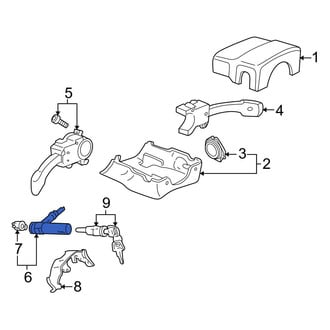 Audi OE - Ignition Lock Housing