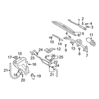 Audi OE - Windshield - Wiper & Washer Components