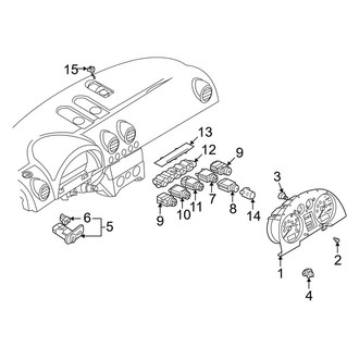 Audi OE - Instrument Panel - Cluster & Switches