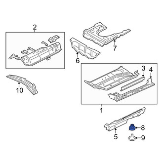 Audi OE - Front Jack Pad